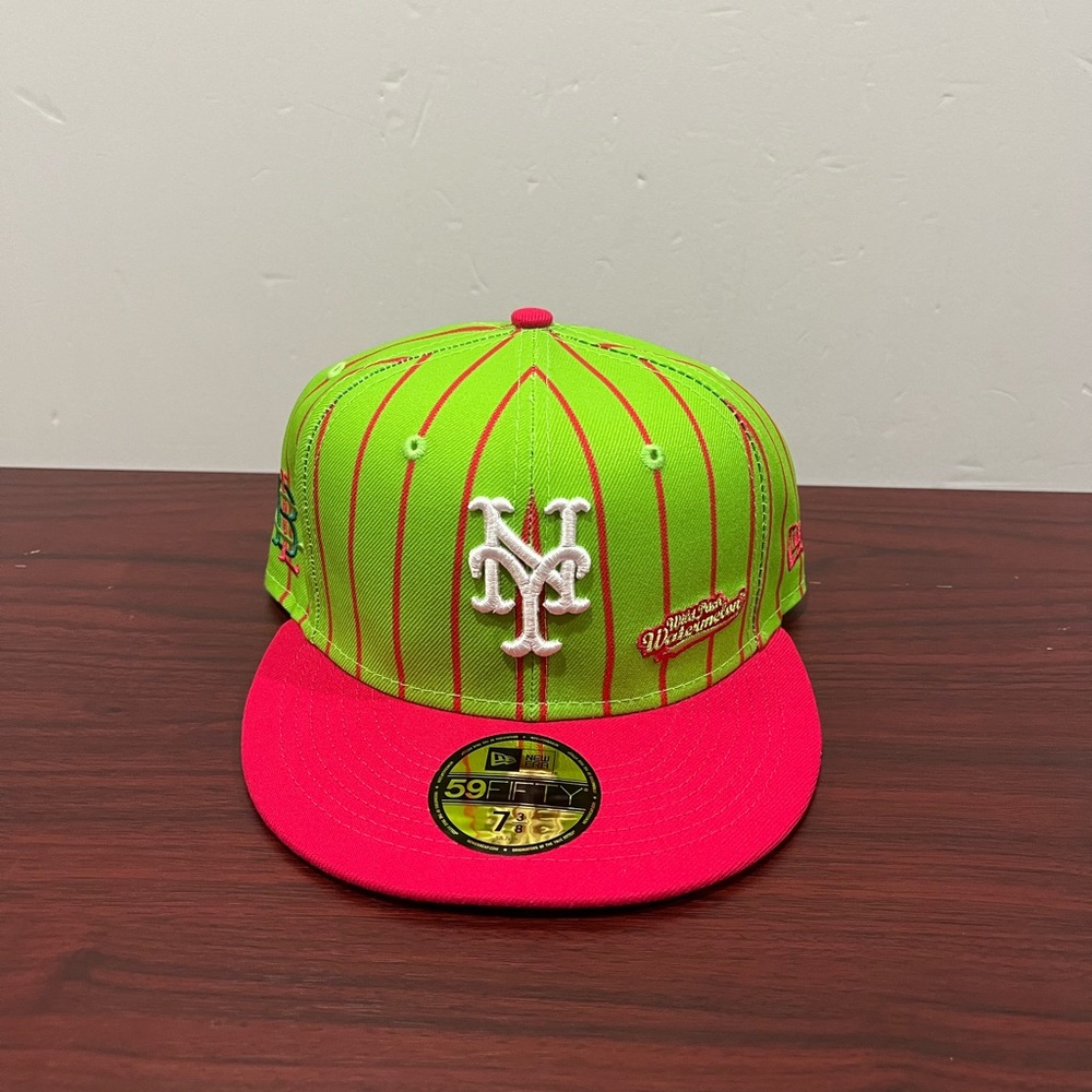 New Era x Big League Chew, 59Fifty Fitted Hat, New York Mets, Watermelon